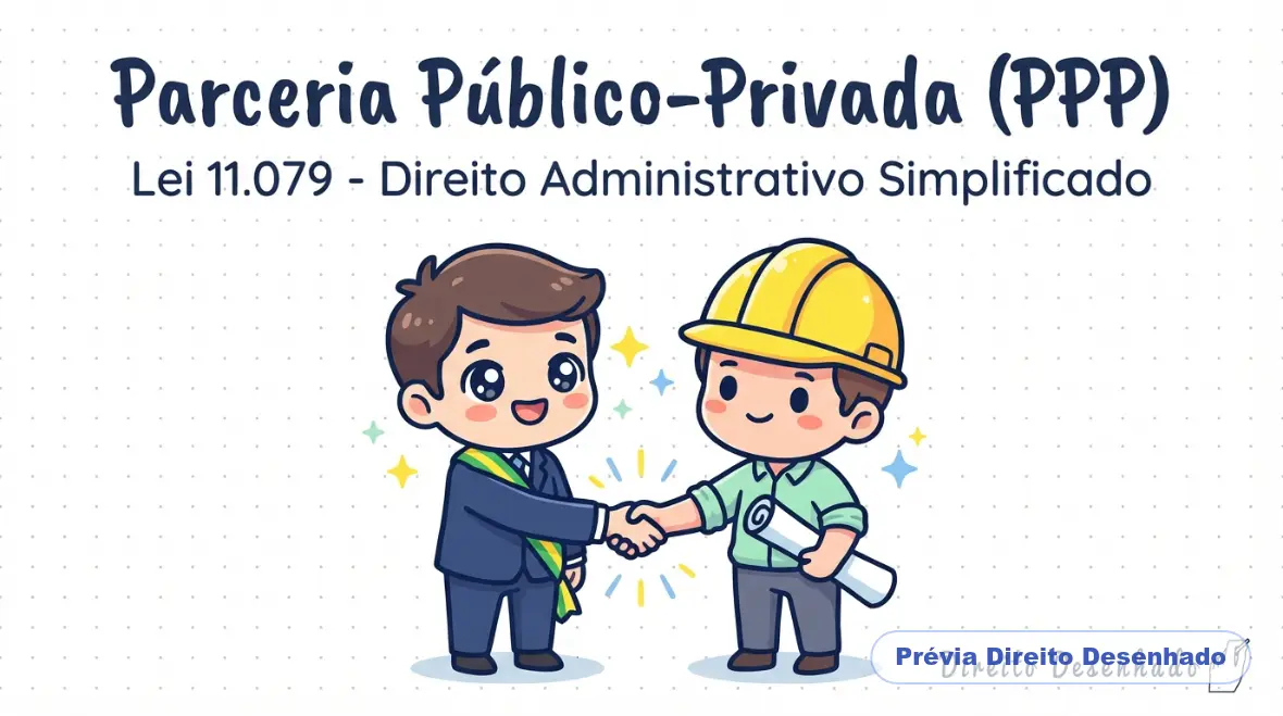 Mapas mentais de Direito Administrativo: Parceria Público Privada - PPP