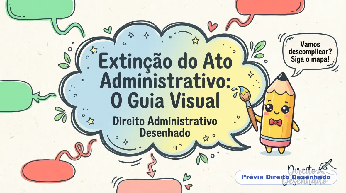 Mapas mentais de Direito Administrativo: Extinção dos Atos Administrativos