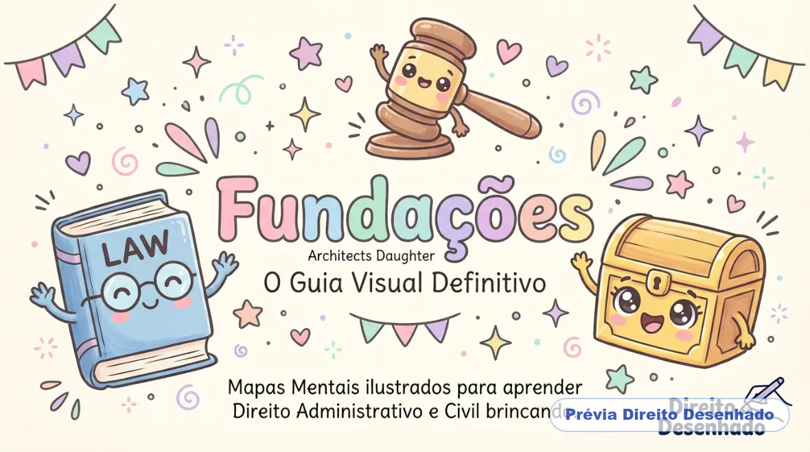 Mapas mentais de Direito Administrativo: Fundações