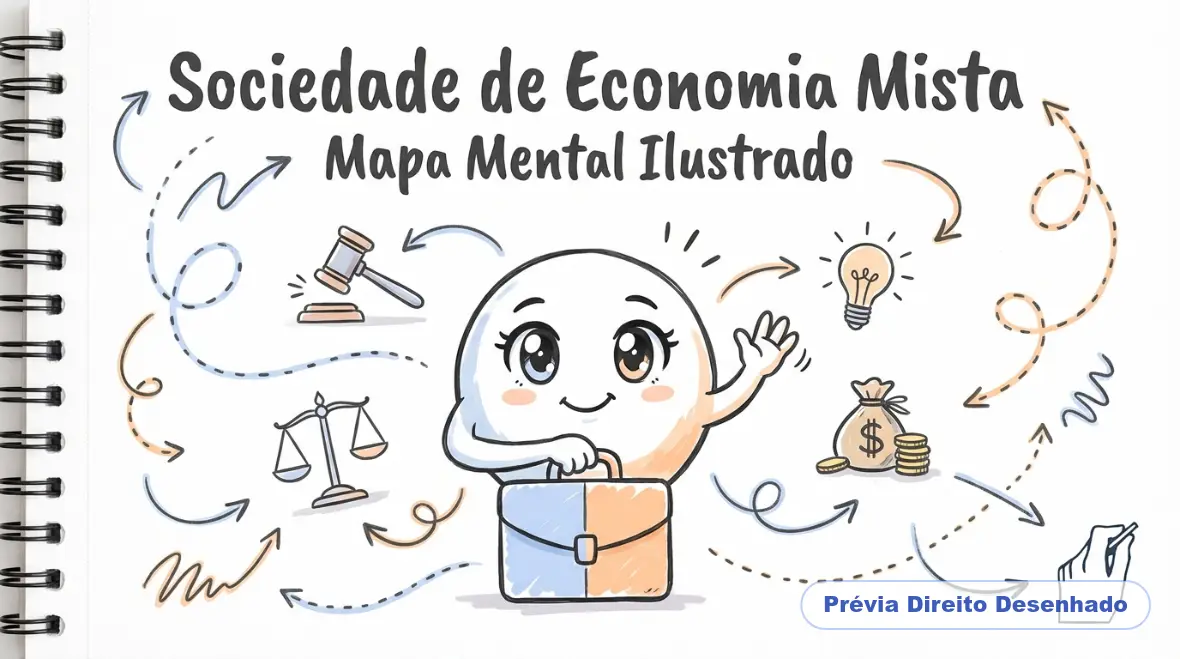 Mapas mentais de Direito Administrativo: Sociedade de Economia Mista