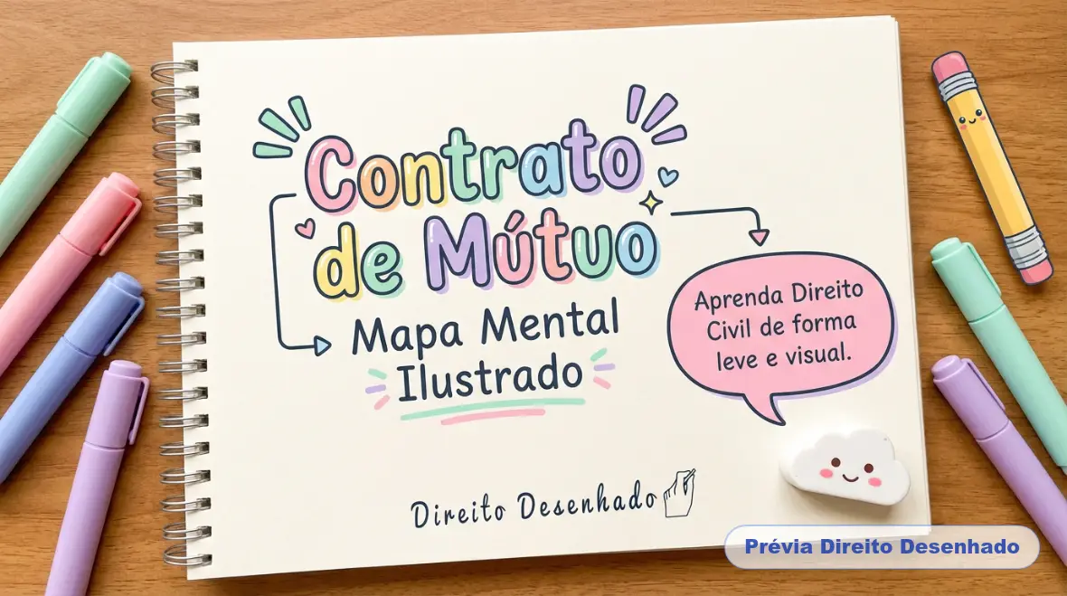 Mapas mentais de Direito Civil: Contrato de Mútuo