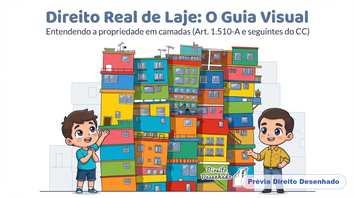 Mapas mentais de Direito Civil: Direito Real de Laje