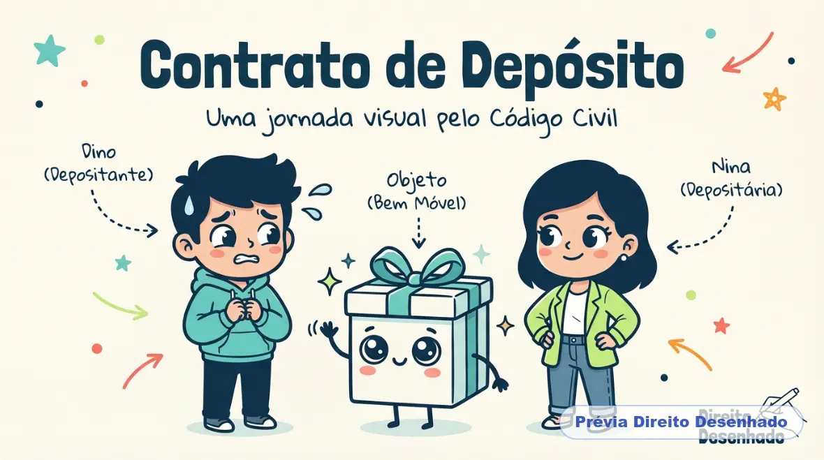 Mapas mentais de Direito Civil: Contrato de Depósito