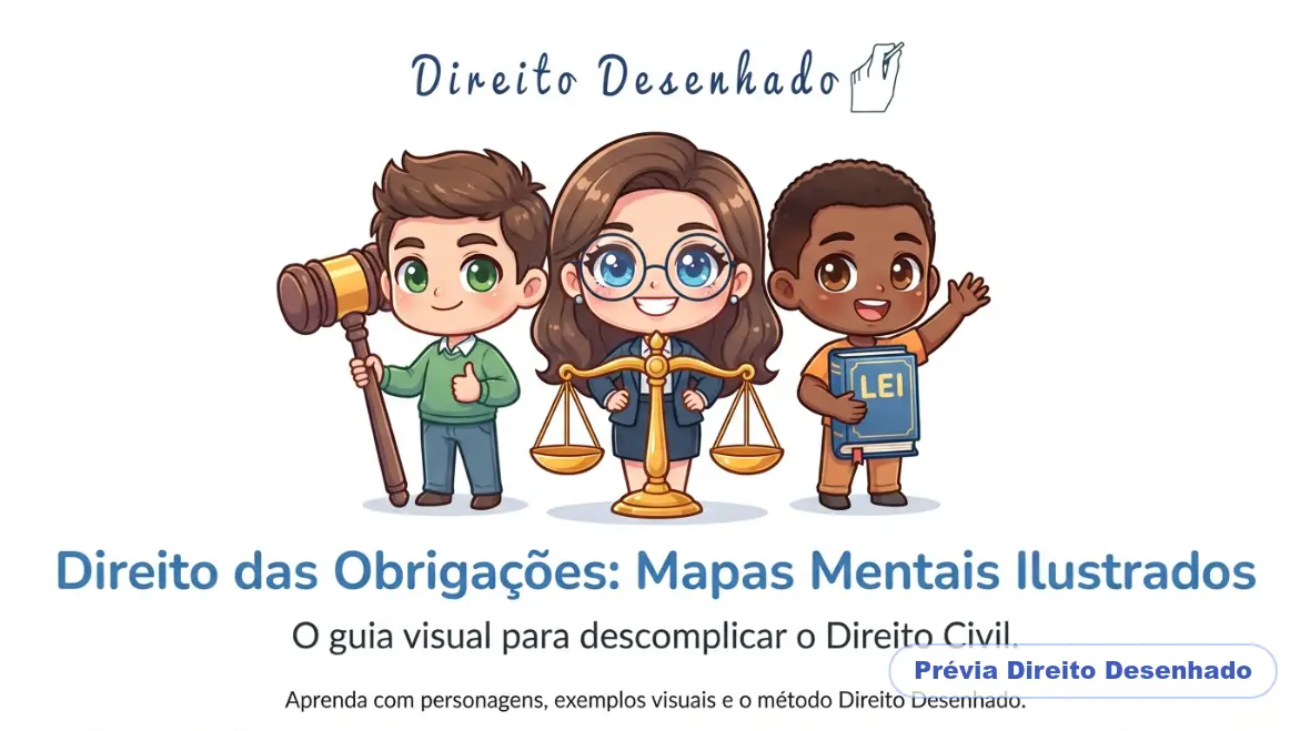 Mapas mentais de Direito Civil: Direito das Obrigações