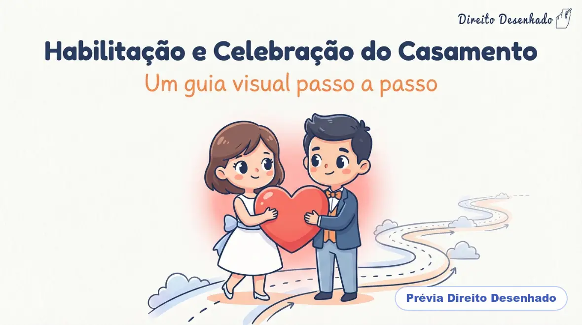 Mapas mentais de Direito Civil: Habilitação e Celebração do Casamento