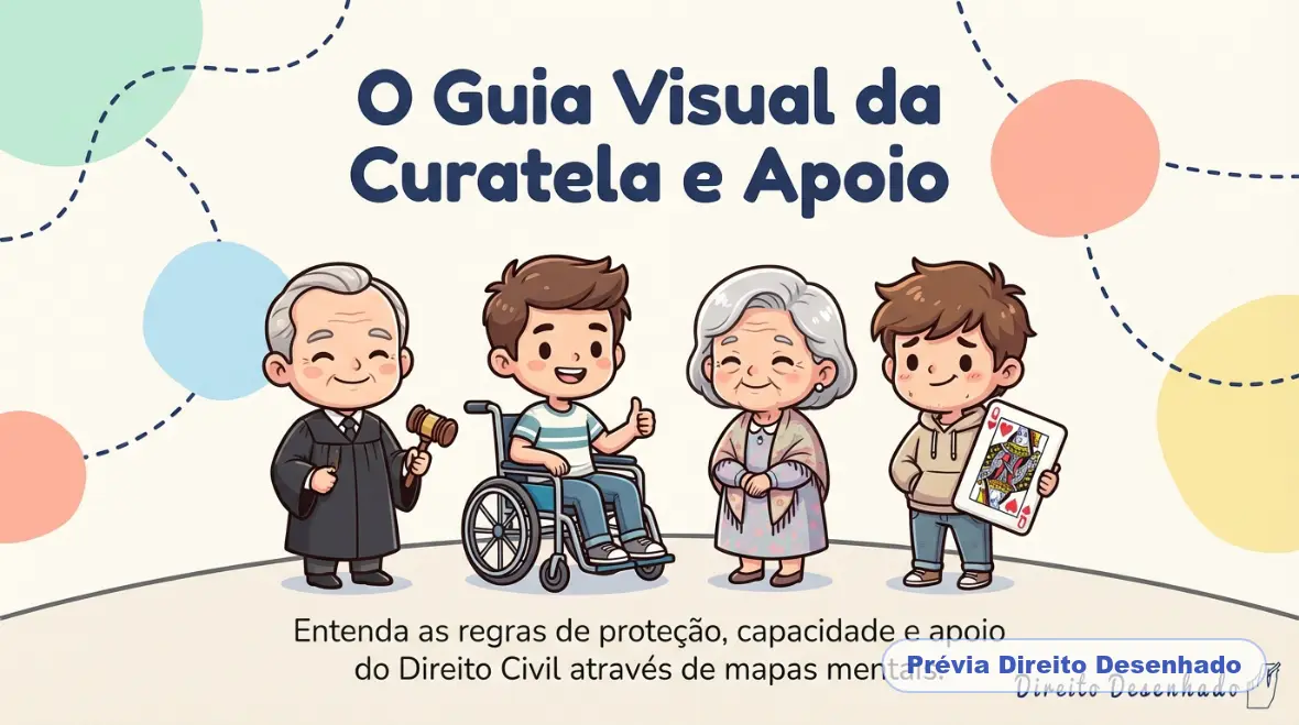 Mapas mentais de Direito Civil: Curatela