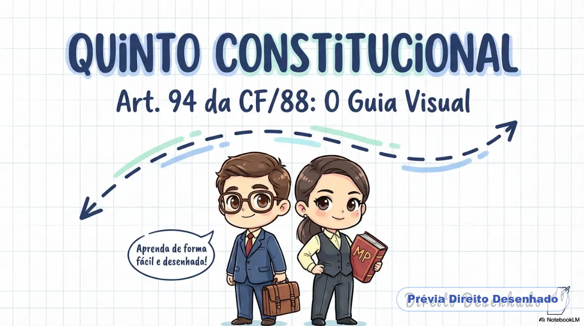 Mapas mentais de Direito Constitucional: Quinto Constitucional