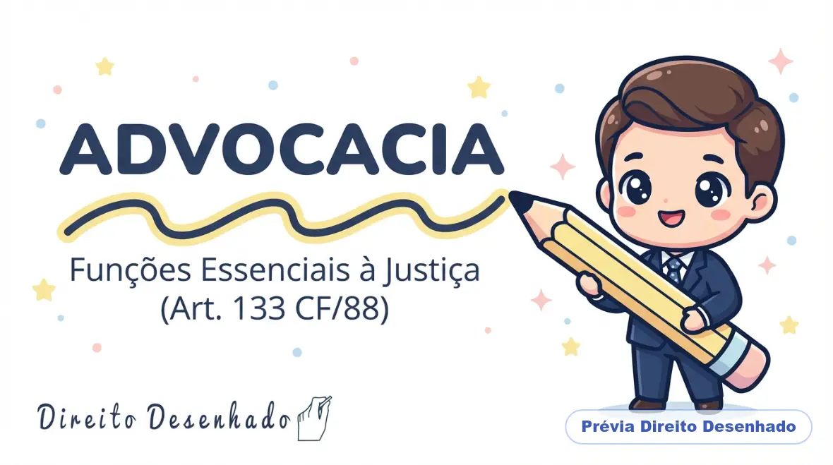 Mapas mentais de Direito Constitucional: Advocacia