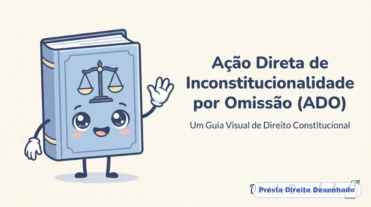 Mapas mentais de Direito Constitucional: Ação Direta de Inconstitucionalidade por Omissão - ADO