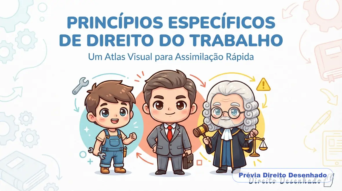 Mapas mentais de Direito do Trabalho: Princípios Específicos de Direito do Trabalho