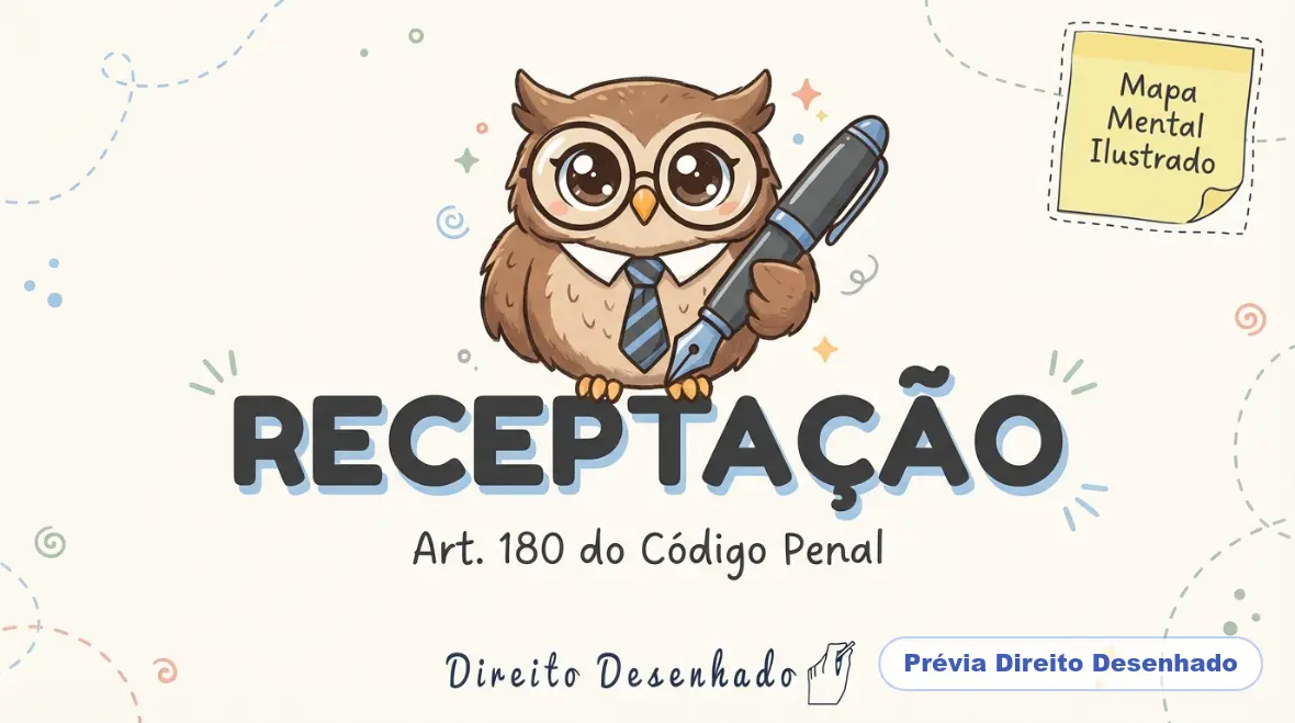 Mapas mentais de Direito Penal: Receptação