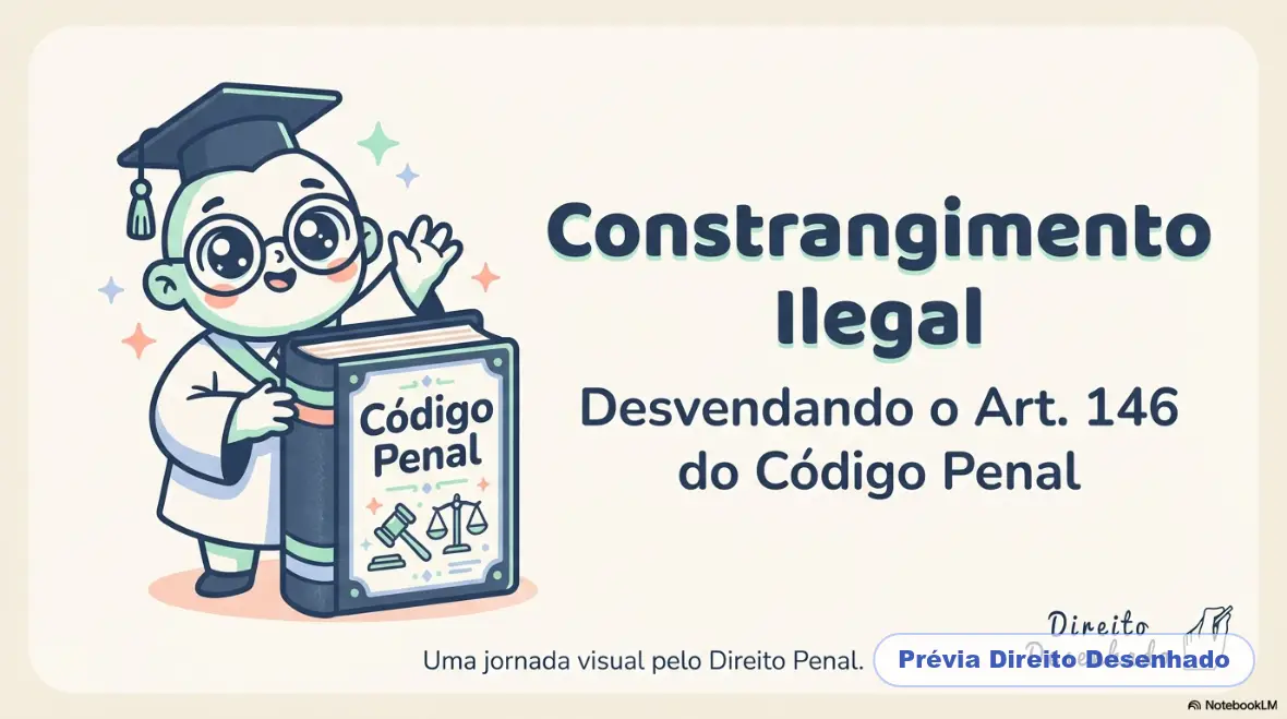 Mapas mentais de Direito Penal: Crime de Constrangimento Ilegal