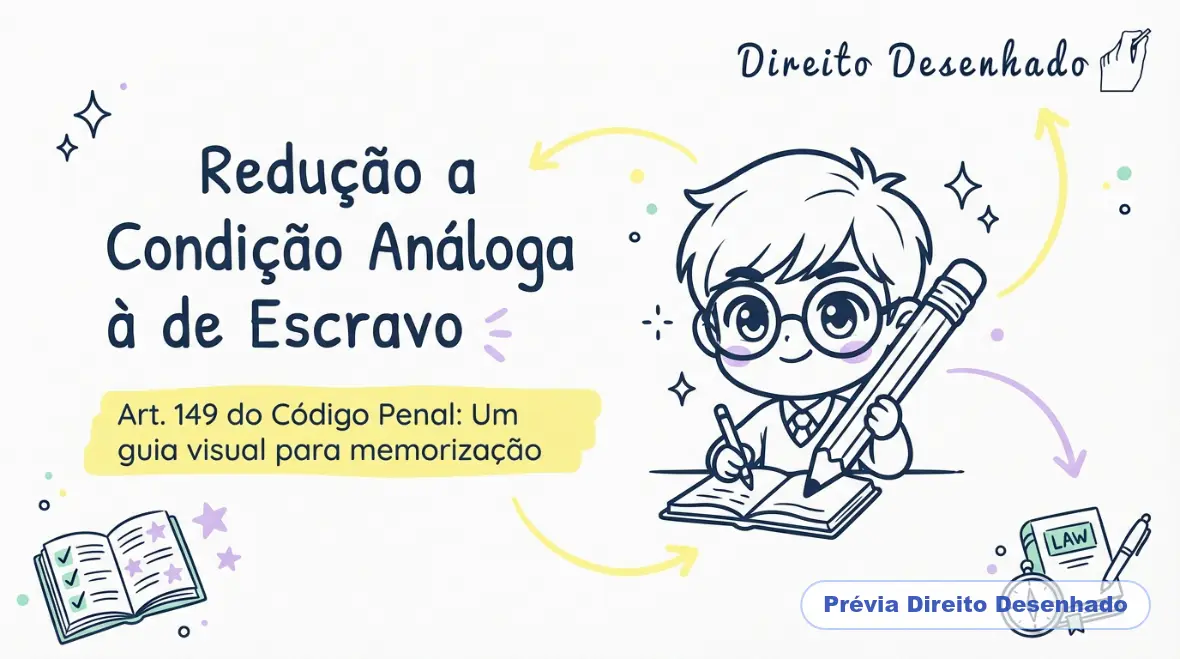 Mapas mentais de Direito Penal: Crime de Redução a Condição Análoga a de Escravo