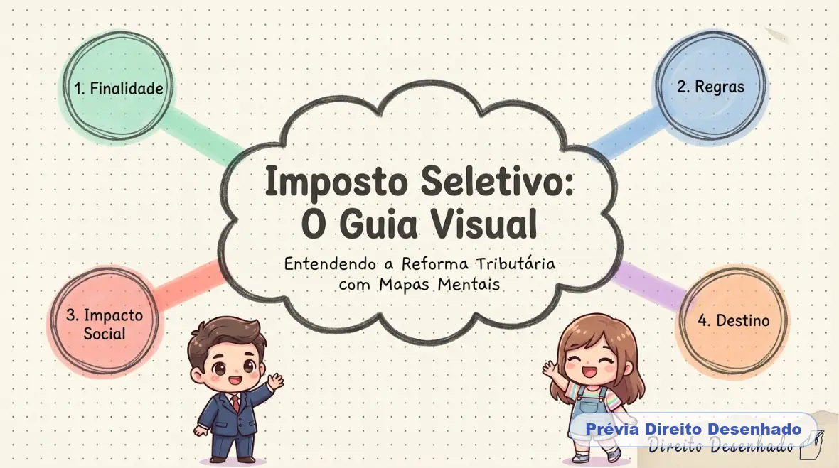 Mapas mentais de Direito Tributário: Imposto Seletivo