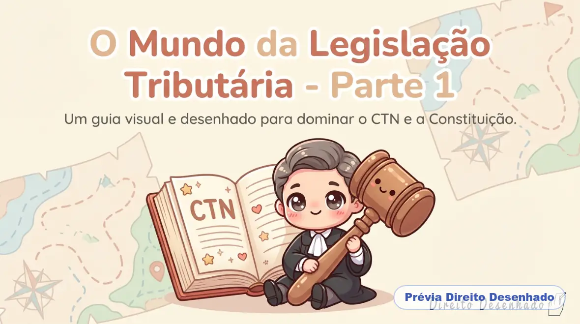 Mapas mentais de Direito Tributário: Legislação tributária - Parte 1