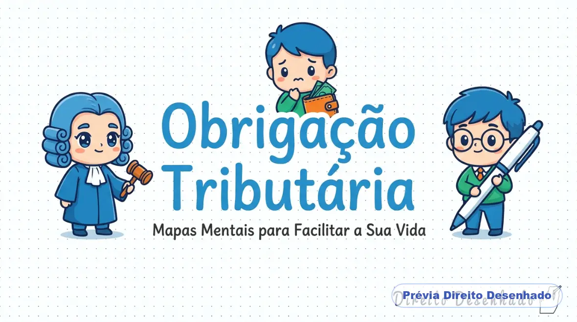 Mapas mentais de Direito Tributário: Obrigação Tributária