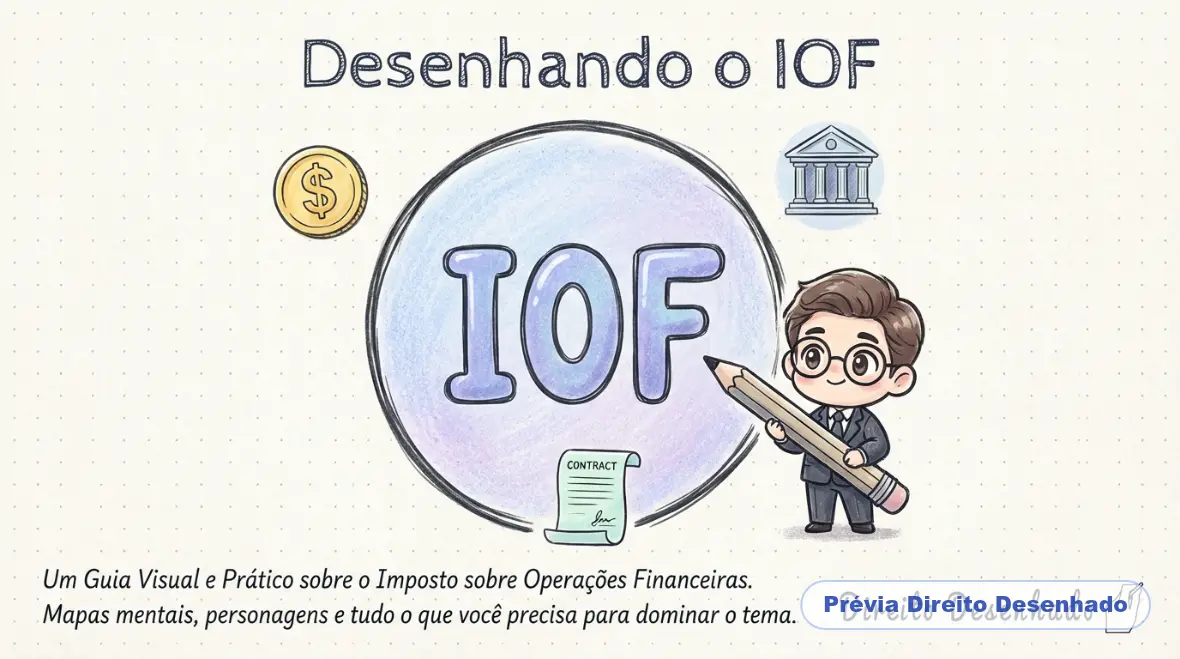 Mapas mentais de Direito Tributário: Imposto Sobre Operações Financeiras - IOF