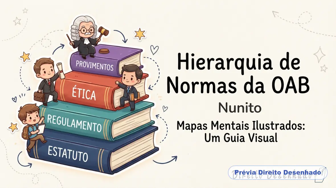 Mapas mentais de Ética - OAB: Hierarquia de Normas