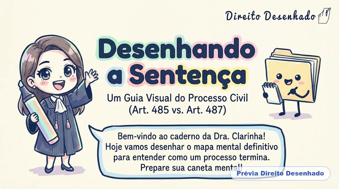 Mapas mentais de Processo Civil: Sentença