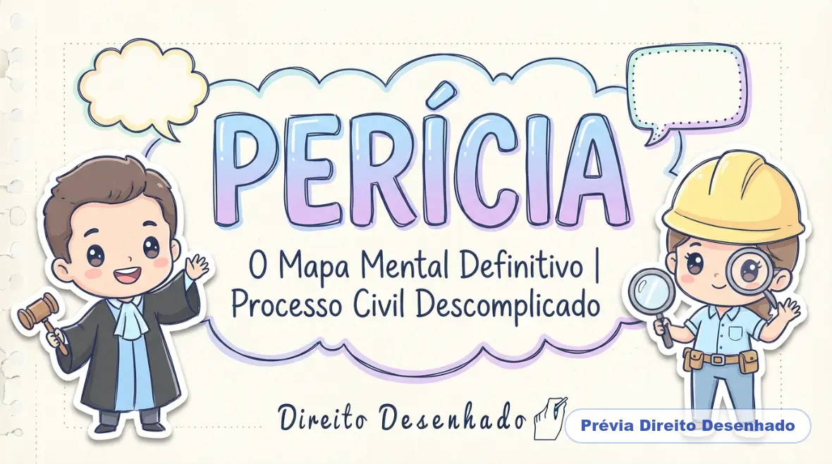 Mapas mentais de Processo Civil: Perito