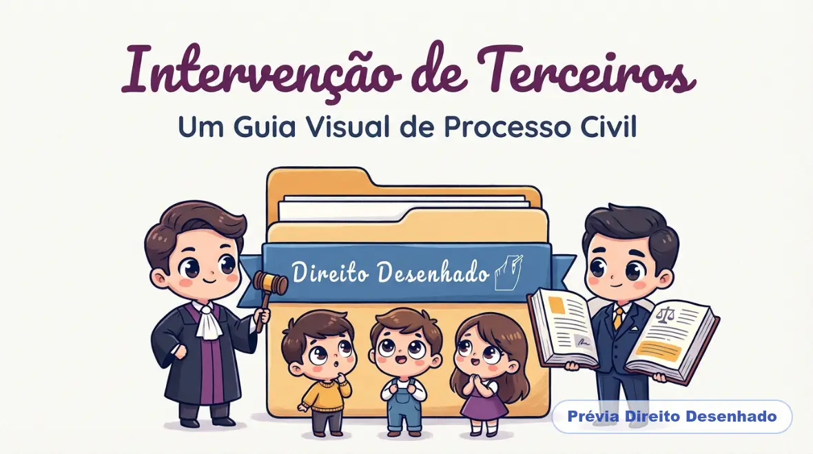Mapas mentais de Processo Civil: Intervenção de Terceiros