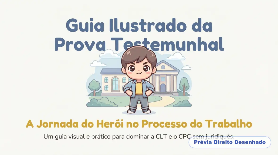 Mapas mentais de Processo do Trabalho: Prova Testemunhal