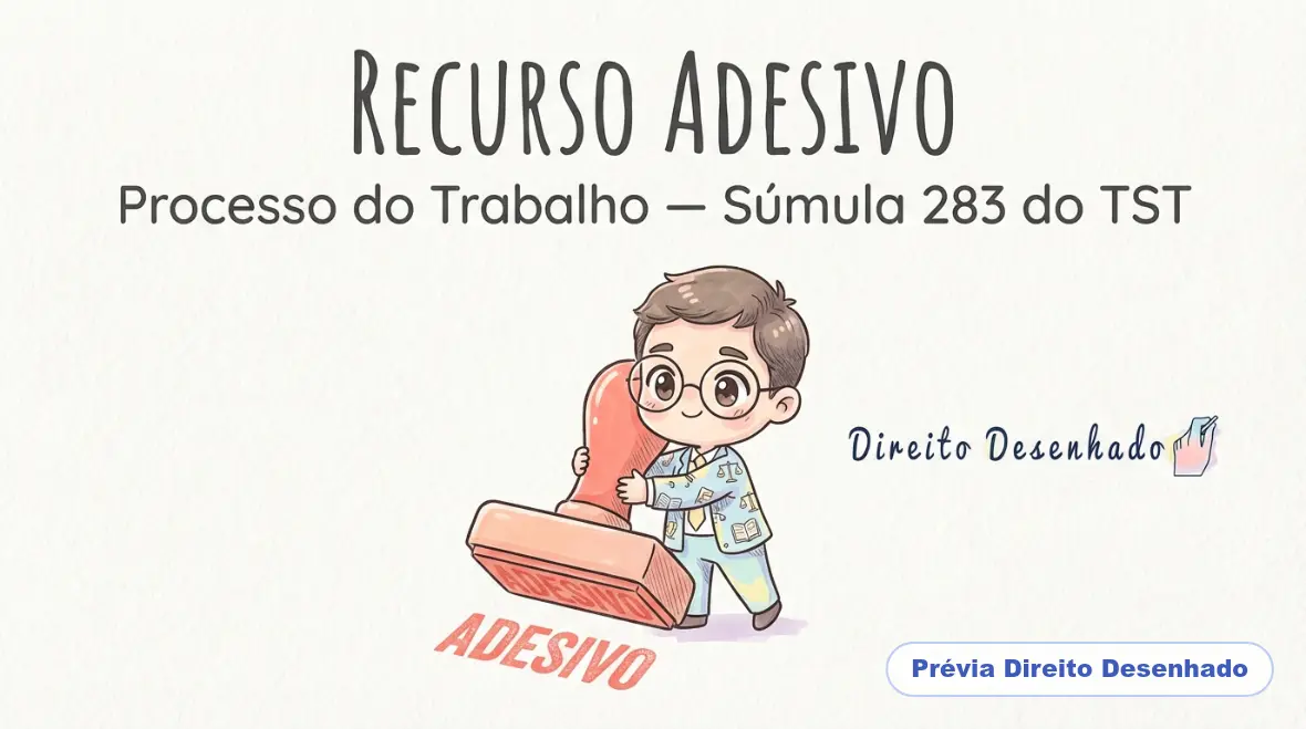 Mapas mentais de Processo do Trabalho: Recurso Adesivo