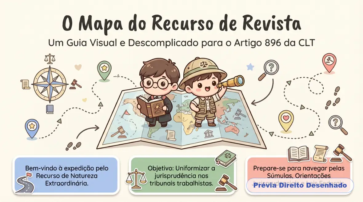 Mapas mentais de Processo do Trabalho: Recurso de Revista