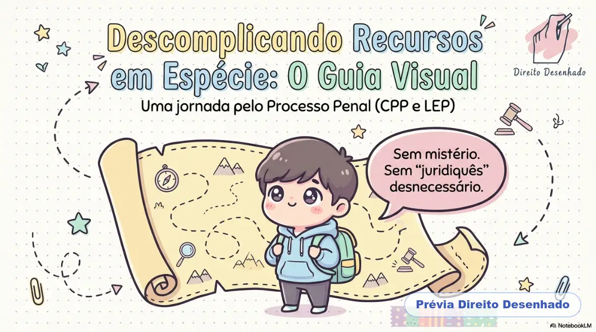 Mapas mentais de Processo Penal: Recursos em Espécie